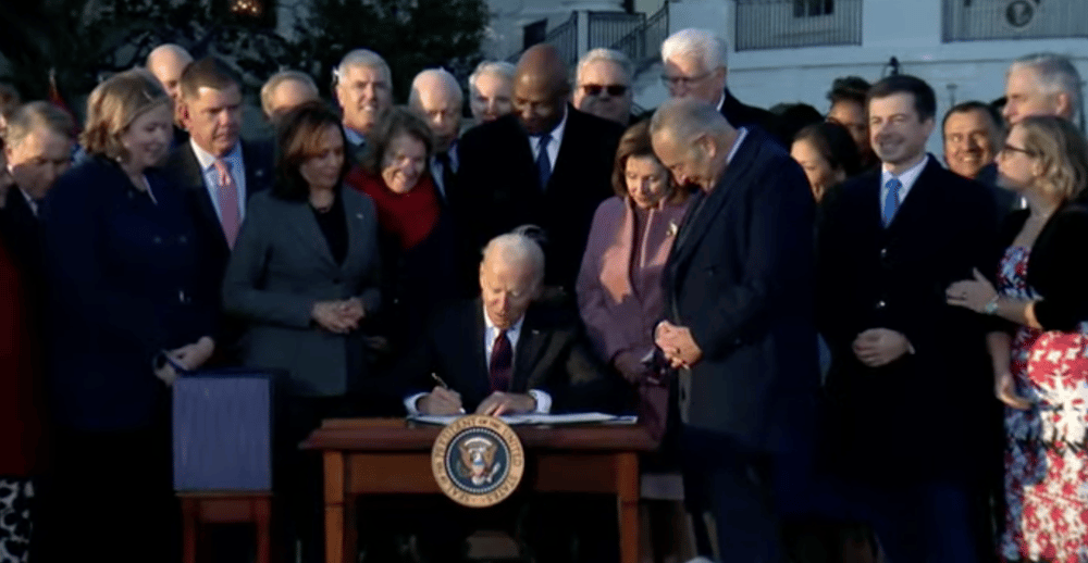 The Signing of the Infrastructure Investment & Jobs Acts