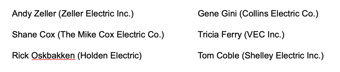 NECAPAC Sweepstakes winners