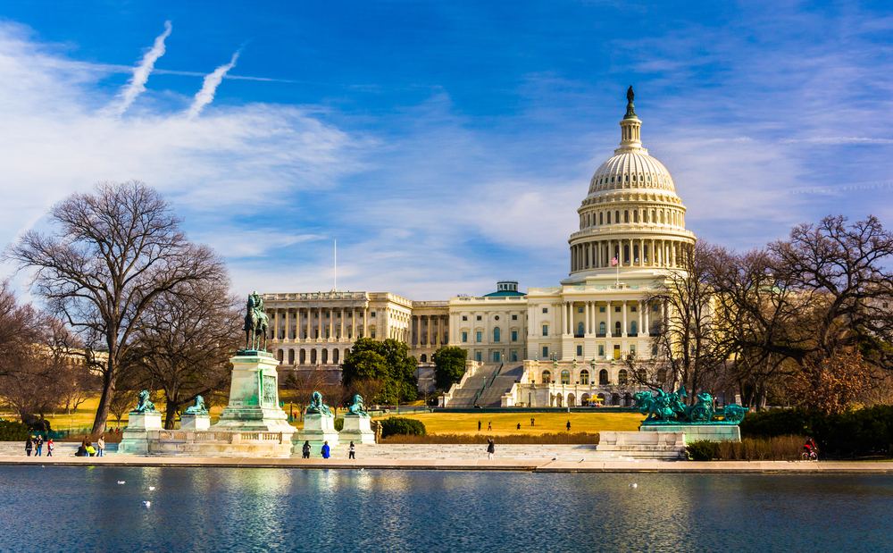 The Capitol and Reflecting Pool in Washington, DC.-2